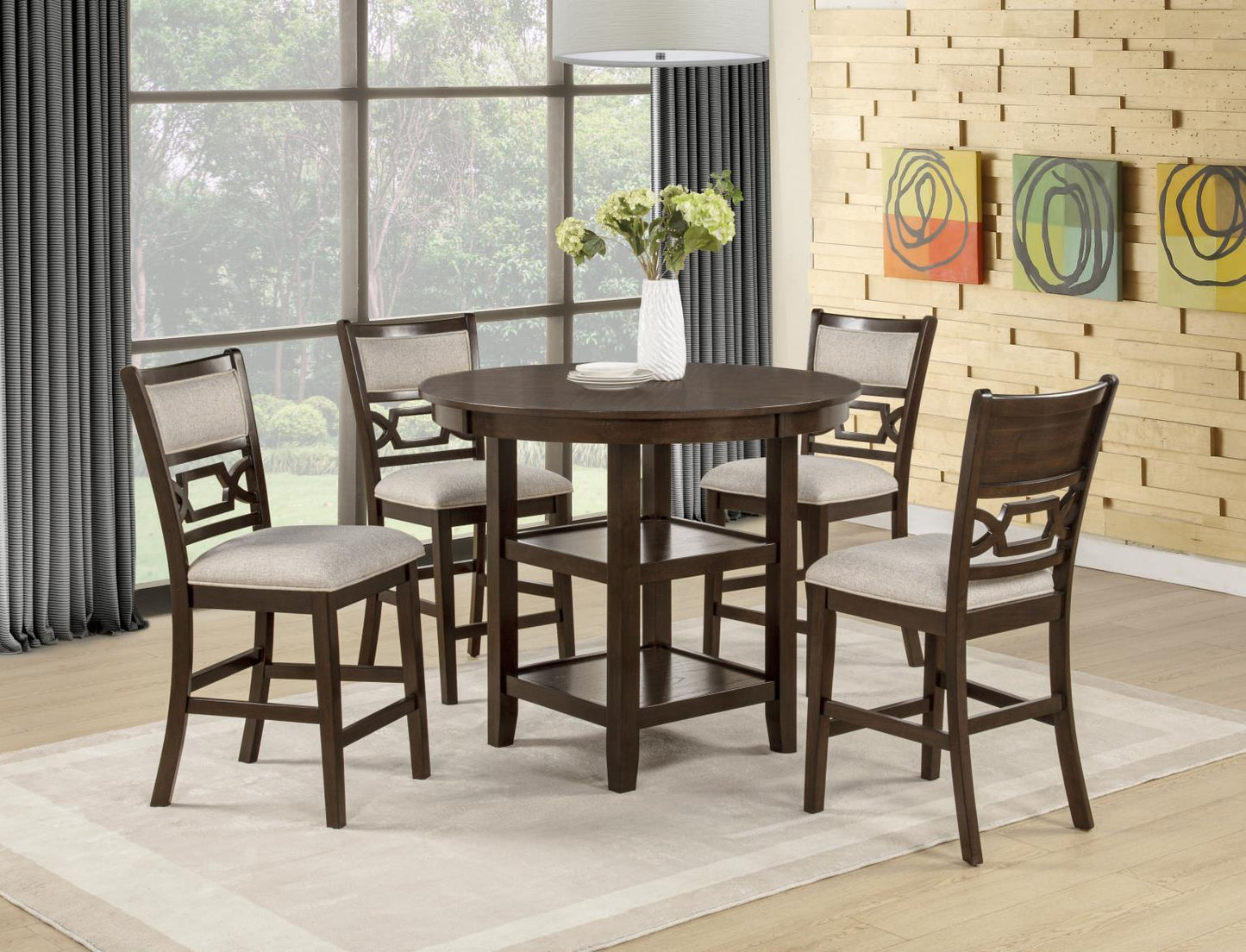 D311 - Bruno Round Dining Set