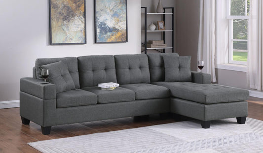 S15 Gray Sectional